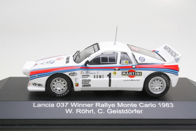 Lancia Rally 037, 1st. Monte Carlo 1983, W.Rohrl, no.1 - Click Image to Close