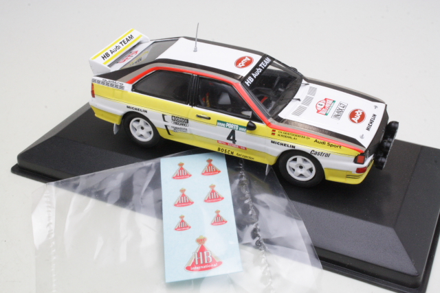 Audi Quattro A2, 6th. Portugal 1984, W.Rohrl, no.4 - Sulje napsauttamalla kuva