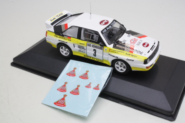 Audi Sport Quattro, 2nd. Monte Carlo 1985, W.Rohrl, no.3 - Sulje napsauttamalla kuva