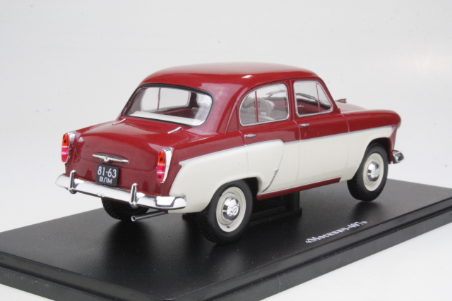 Moskvitch 407 1958, red/cream
