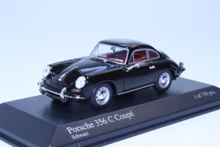 Porsche 356 C Coupe 1963, musta - Sulje napsauttamalla kuva