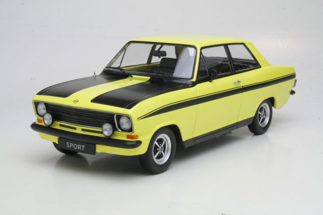 Opel Kadett B Sport 1973, keltainen/musta - Sulje napsauttamalla kuva