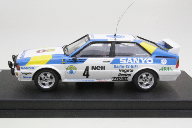 Audi Quattro, Sweden 1982, S.Blomqvist, no.4 - Sulje napsauttamalla kuva