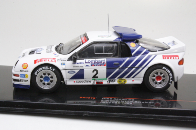 Ford RS200, RAC 1986, S.Blomqvist, no.2