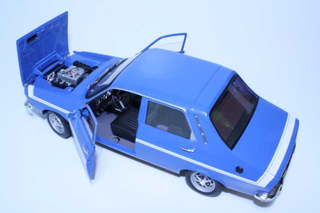 Renault 12 Gordini 1971, sininen - Sulje napsauttamalla kuva