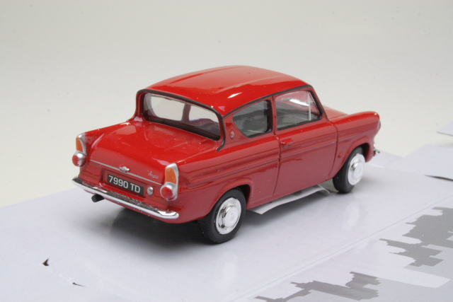 Ford Anglia Mk1 1959, punainen - Sulje napsauttamalla kuva