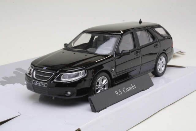 Saab 9-5 Sport Combi 2006, black - Click Image to Close