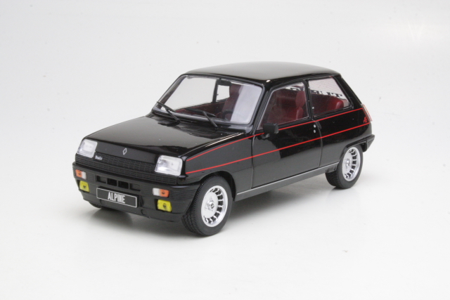 Renault 5 Alpine 1982, musta - Sulje napsauttamalla kuva