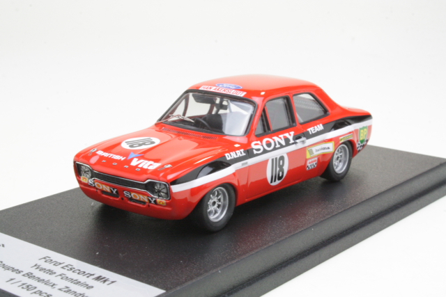 Ford Escort Mk1, 3rd. Zandvoort 1971, Y.Fontaine, no.118