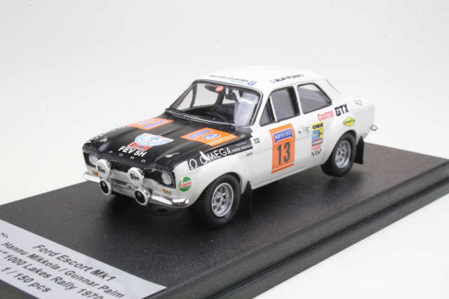 Ford Escort Mk1, 1st. Finland 1970, H.Mikkola, no.13 - Sulje napsauttamalla kuva