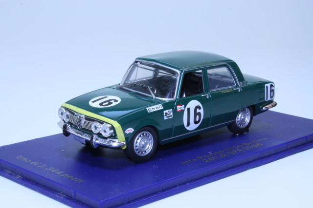 Alfa Romeo 1750 Berlina, 24h di Spa 1968, no.16, green