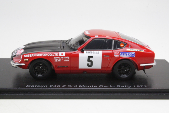 Datsun 240Z, 3rd. Monte Carlo 1972, R.Aaltonen, no.5
