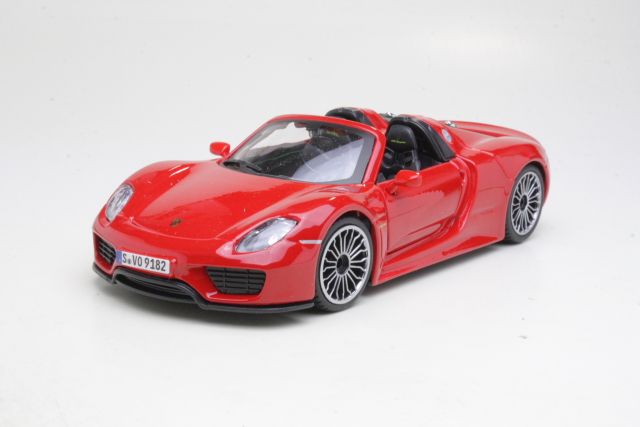 Porsche 918 Spyder 2015, red