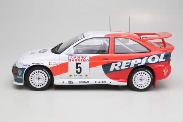 Ford Escort RS Cosworth, San Remo 1996, B.Thiry, no.5 - Sulje napsauttamalla kuva