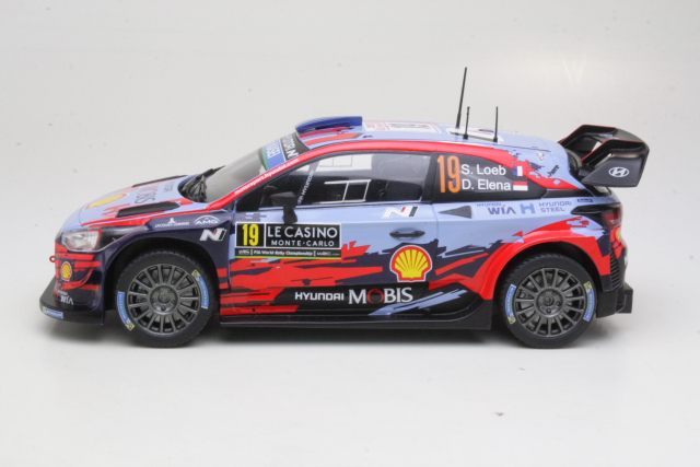 Hyundai i20 WRC, Monte Carlo 2019, S.Loeb, no.19 - Sulje napsauttamalla kuva