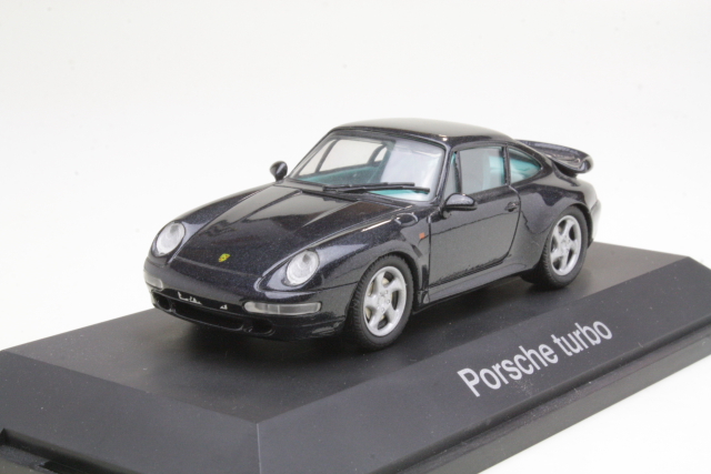 Porsche 911 (993) Turbo 1994, musta - Sulje napsauttamalla kuva