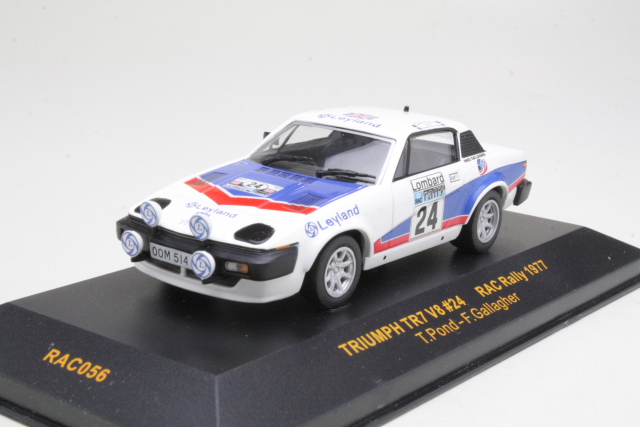 Triumph TR7 V8, RAC 1977, T.Pond, no.24 - Sulje napsauttamalla kuva