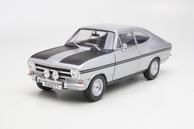 Opel Kadett B Coupe Rallye 1969, silver/black