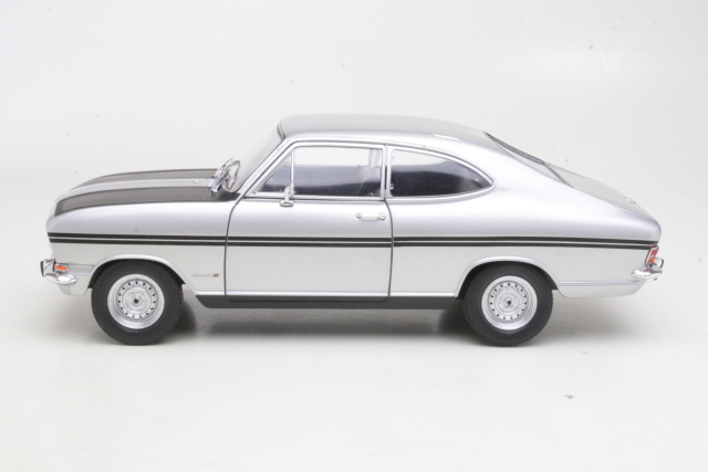 Opel Kadett B Coupe Rallye 1969, silver/black