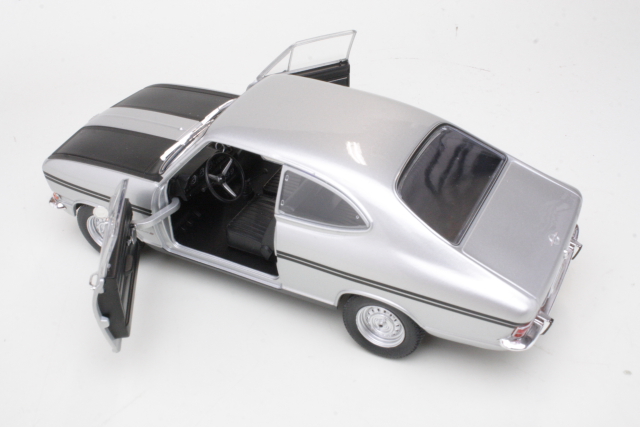Opel Kadett B Coupe Rallye 1969, silver/black