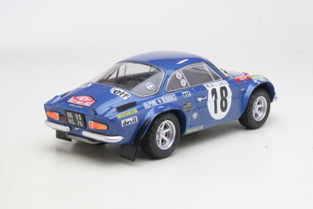 Alpine Renault A110, Monte Carlo 1973, J.C.Andruet, no.18 - Sulje napsauttamalla kuva