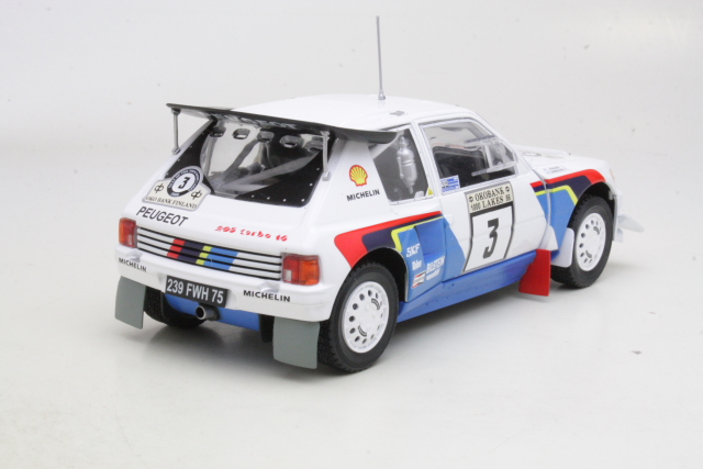 Peugeot 205 T16 E2, Finland 1986, J.Kankkunen, no.3
