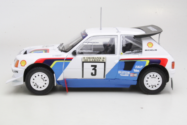 Peugeot 205 T16 E2, Finland 1986, J.Kankkunen, no.3 - Sulje napsauttamalla kuva