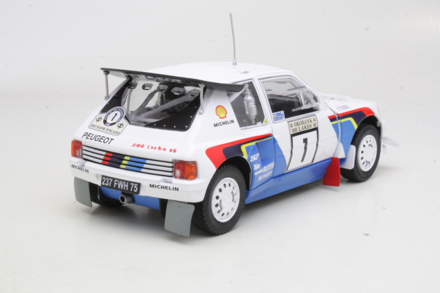 Peugeot 205 T16 E2, 1st. Finland 1986, T.Salonen, no.1