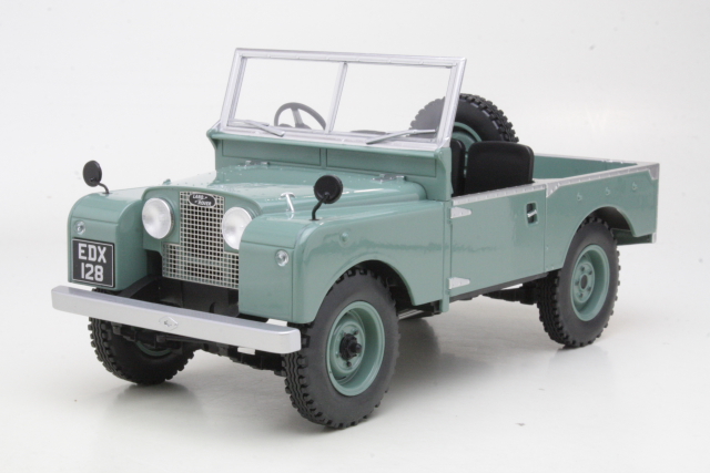 Land Rover ser.1 1957, vaaleanvihreä - Sulje napsauttamalla kuva