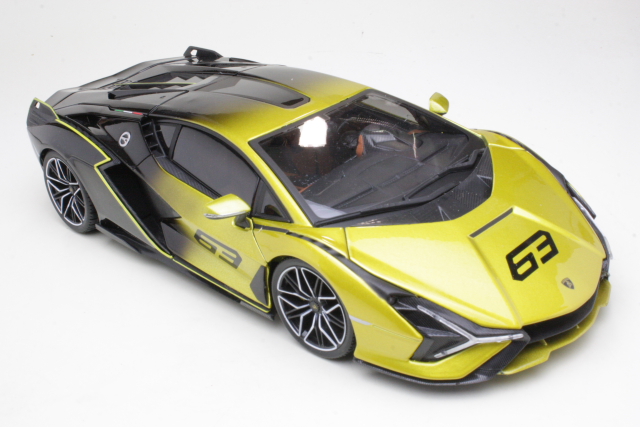 Lamborghini Sian FKP37 2020, yellow, no.63