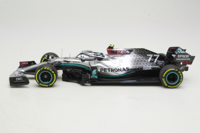 Mercedes-AMG W11, Launch Spec 2020, V.Bottas, no.77 - Sulje napsauttamalla kuva