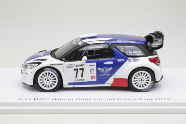 Citroen DS3 WRC, Cote d'Azur 2019, V.Bottas, no.77