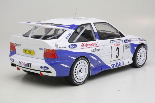 Ford Escort RS Cosworth, Tour de Corse 1993, F.Delecour, no.3 - Sulje napsauttamalla kuva