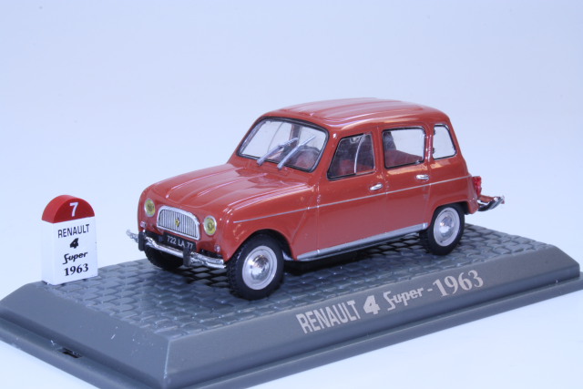 Renault R4 Super 1963, red