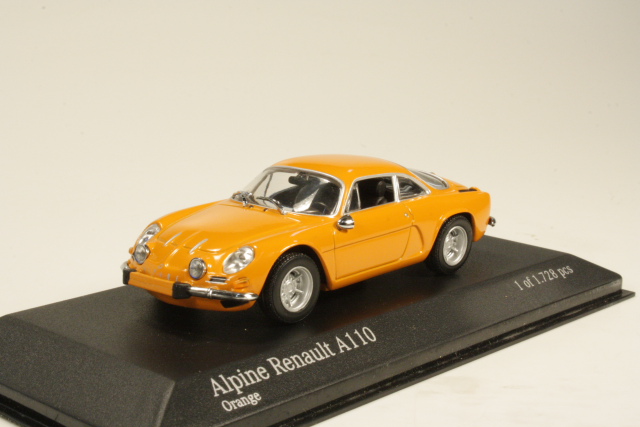 Alpine Renault A110 1963, oranssi - Sulje napsauttamalla kuva