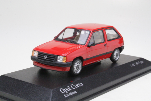 Opel Corsa 1986, red