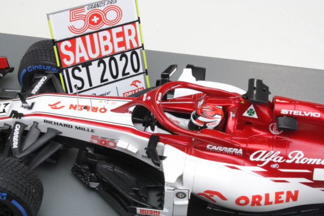 Alfa Romeo C39, Turkish GP 2020, K.Raikkonen, no.7 "w/Pit Board"