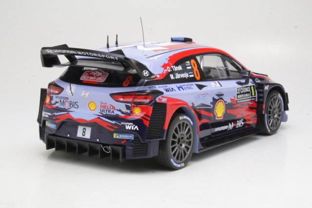 Hyundai i20 Coupe WRC, Monte Carlo 2020, O.Tänak, no.8 - Sulje napsauttamalla kuva