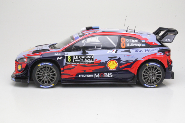 Hyundai i20 Coupe WRC, Monte Carlo 2020, O.Tänak, no.8 - Sulje napsauttamalla kuva