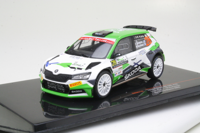 Skoda Fabia R5 Evo, Monza 2020, E.Lindholm, no.28 - Sulje napsauttamalla kuva