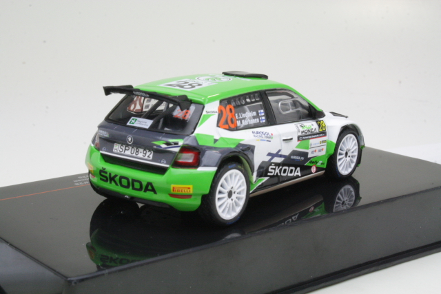 Skoda Fabia R5 Evo, Monza 2020, E.Lindholm, no.28 - Sulje napsauttamalla kuva