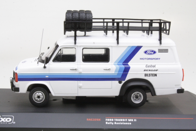 Ford Transit Mk2 1979 "Ford Assistance with Roof Rack" - Sulje napsauttamalla kuva