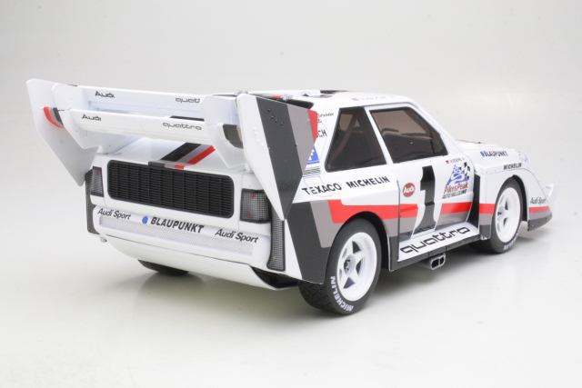 Audi Sport Quattro S1, 1st. Pikes Peak 1987, W.Röhrl, no.1 - Sulje napsauttamalla kuva