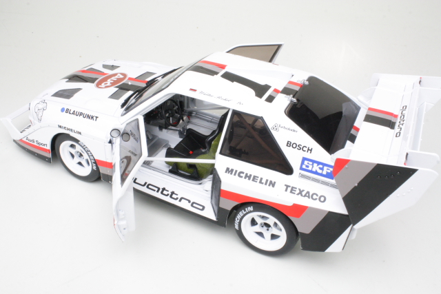 Audi Sport Quattro S1, 1st. Pikes Peak 1987, W.Röhrl, no.1 - Sulje napsauttamalla kuva