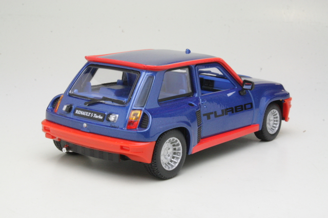 Renault 5 Turbo 1982, sininen/punainen - Sulje napsauttamalla kuva