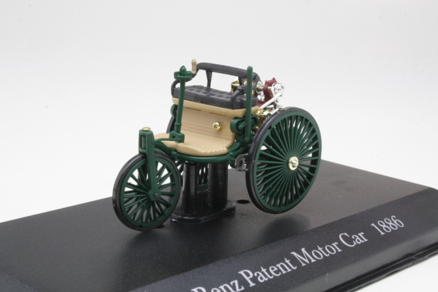 Benz Patent-Motorwagen 1886, vihreä - Sulje napsauttamalla kuva