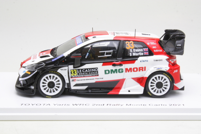 Toyota Yaris WRC, 2nd Monte Carlo 2021, E.Evans, no.33