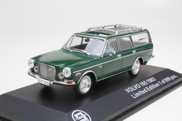 Volvo 165 1983, dark green (with driver figure)