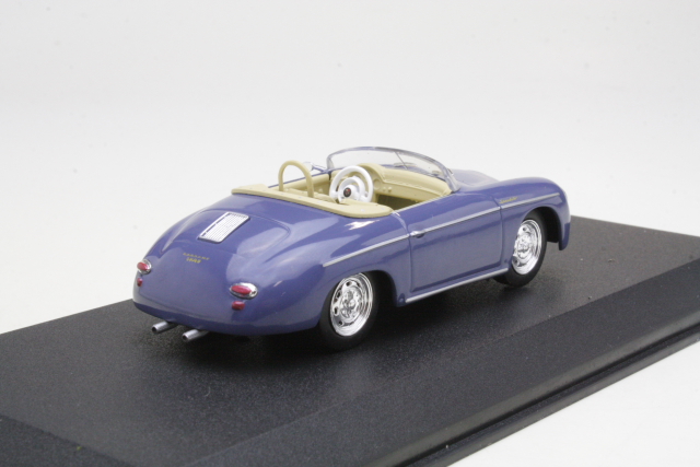 Porsche 356 Speedster Super 1958, sininen - Sulje napsauttamalla kuva