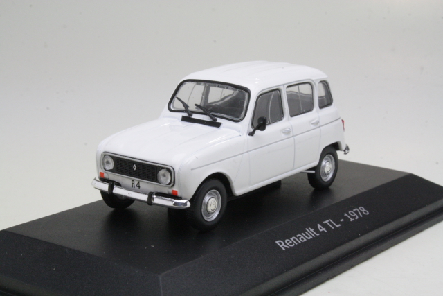 Renault R4 TL 1978, valkoinen